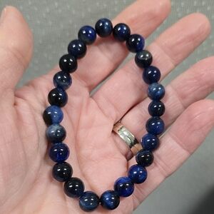 🐰SALE🐰 8mm Blue Tiger Eye Bracelet